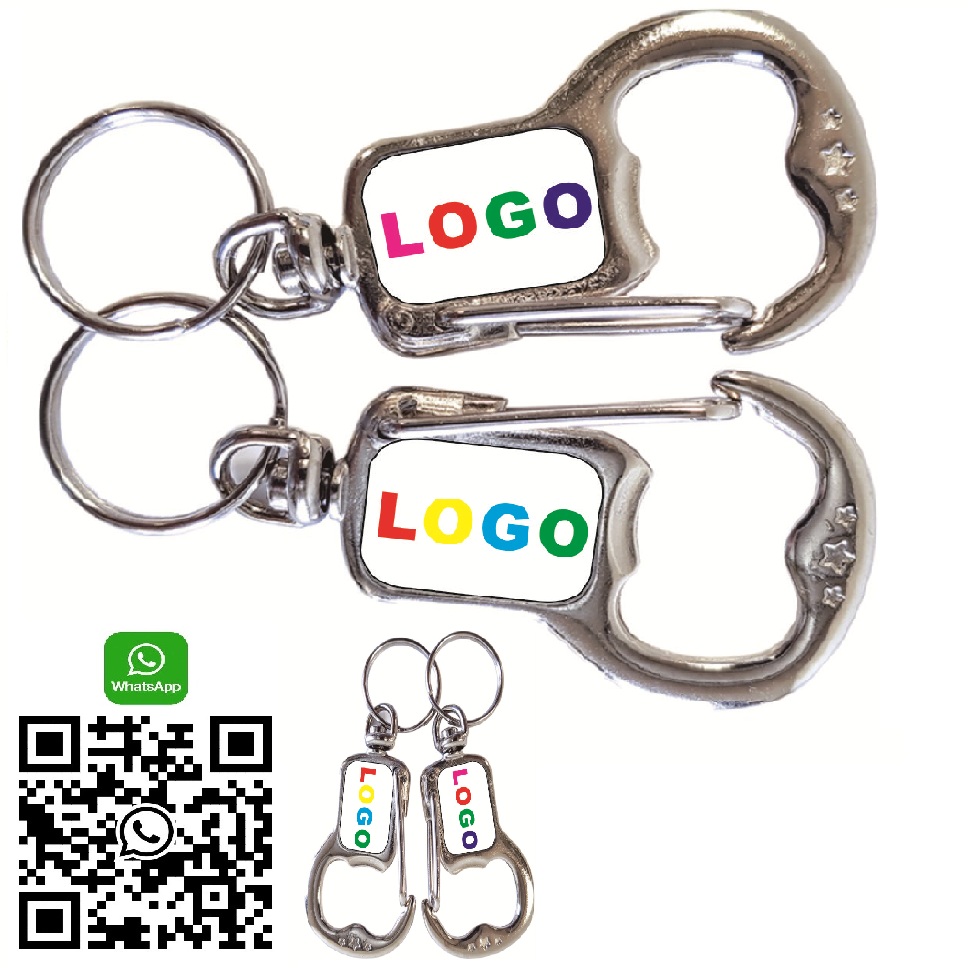 Chaveiros Gancho Abridor Personalizados Com Sua Logo