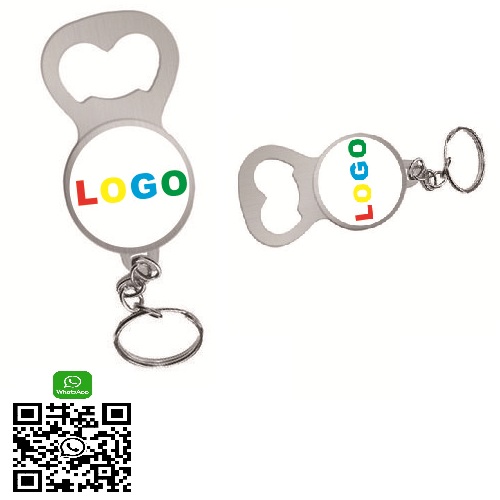 Chaveiro Abridor Chapinha com Argola Personalizado
