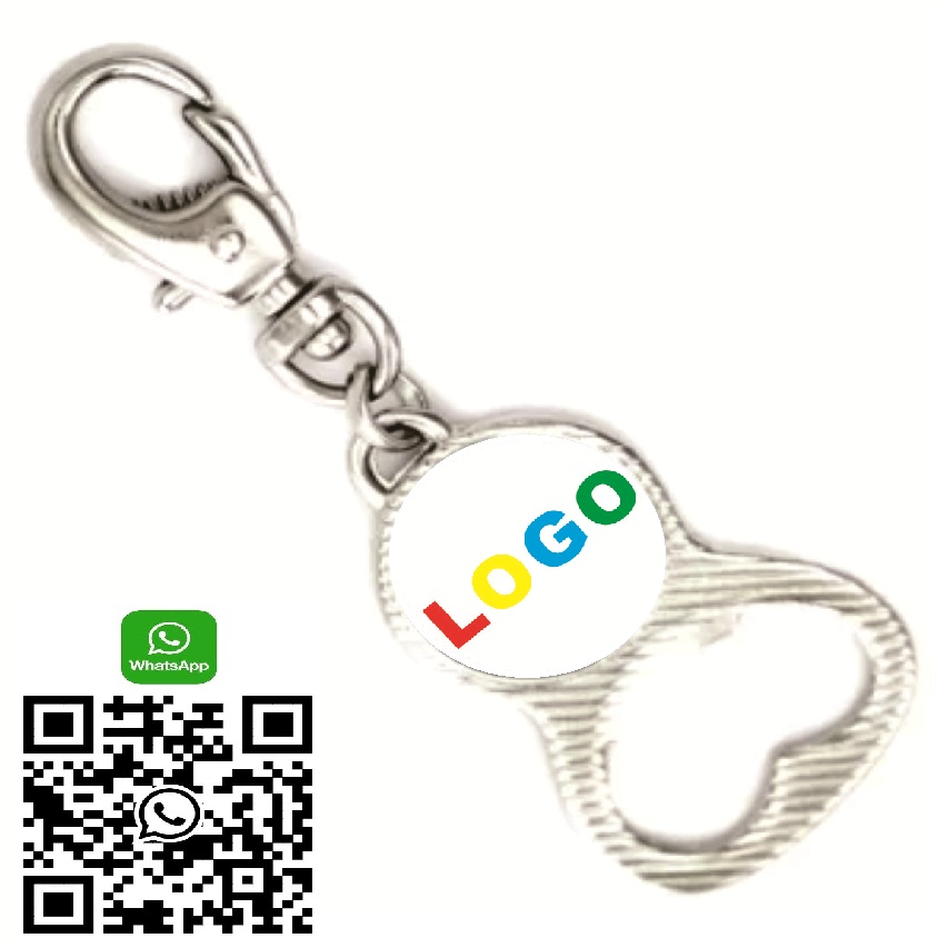 Brinde chaveiro abridor personalizado em metal