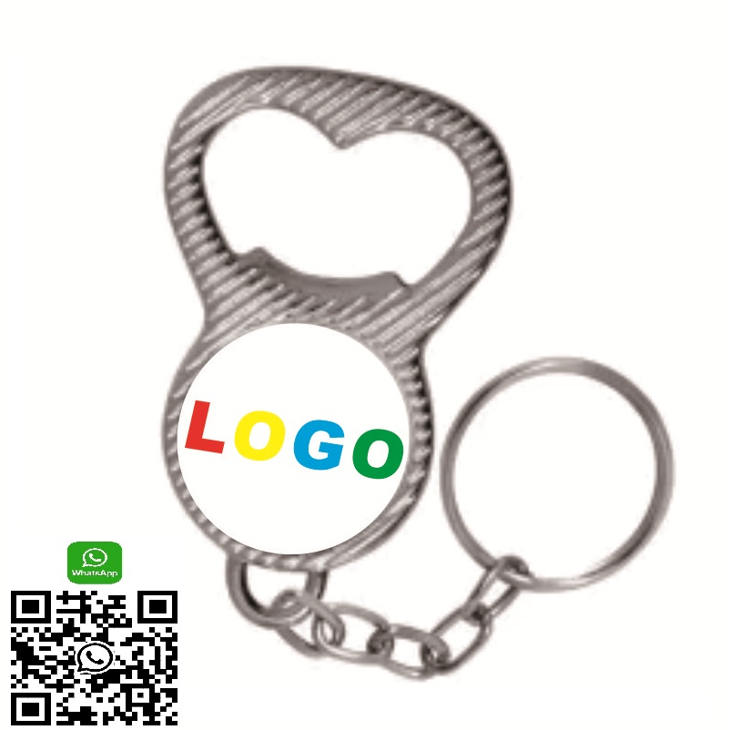 Brinde chaveiro abridor personalizado em metal
