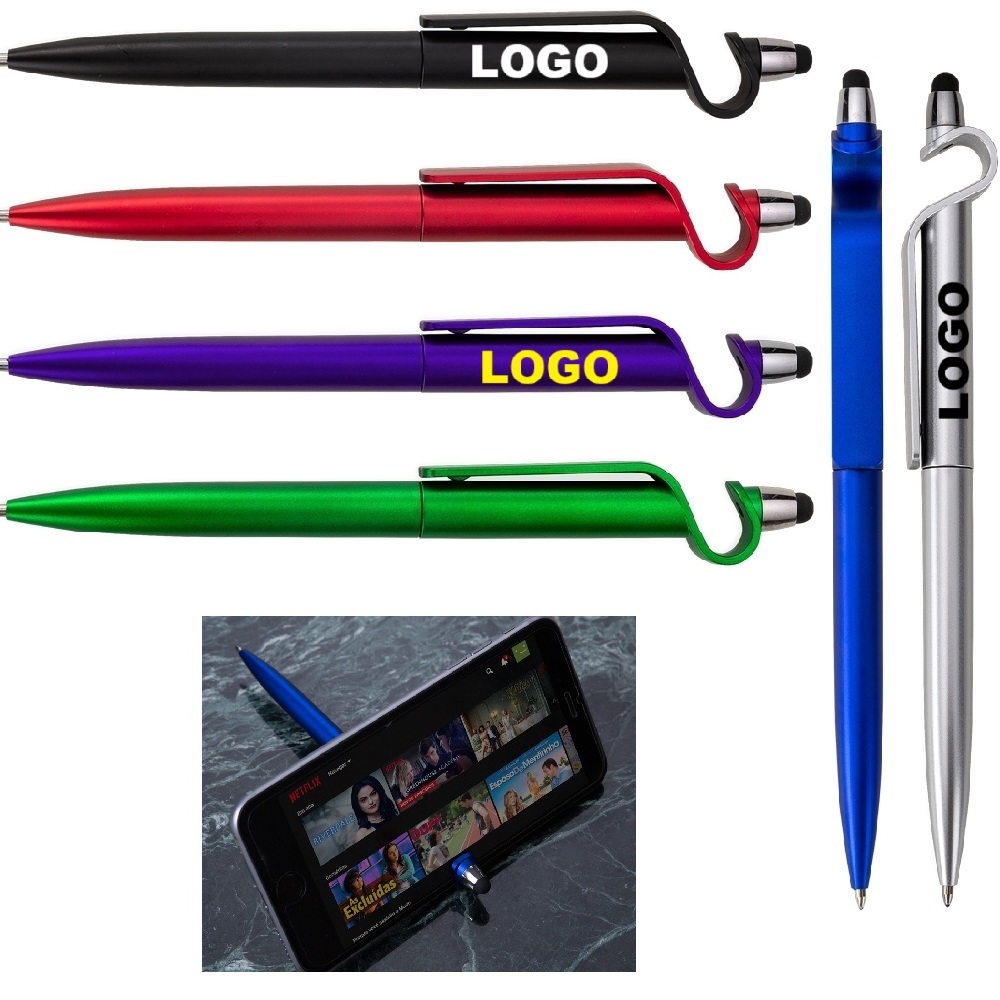 Caneta Touch com Porta Celular para Brindes