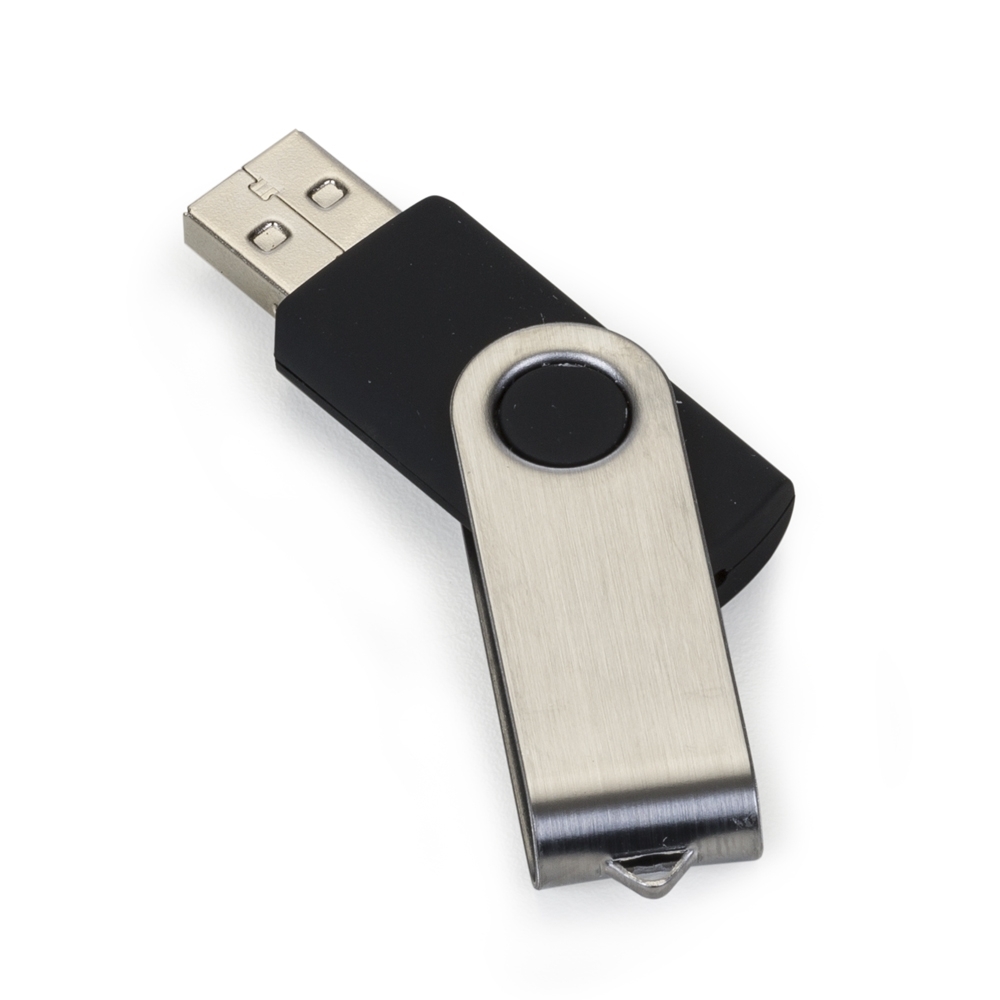 Pen Drive Giratório Metálico 4GB