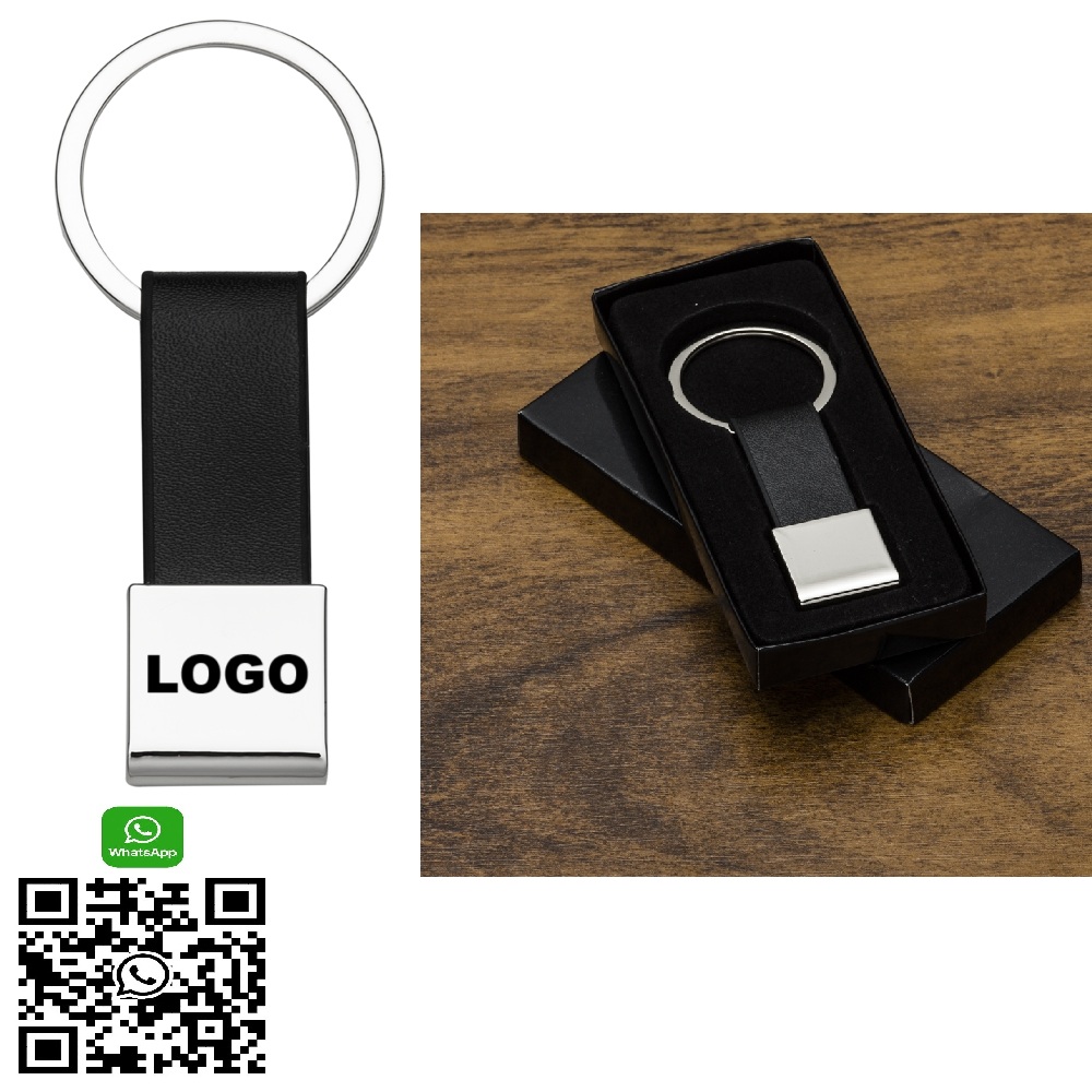Chaveiro Metal com Couro